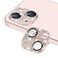 Hsefo for iPhone 13 &amp; iPhone 13 Mini Camera Lens Protector, Bling 3D Rhinestone Sparkle Diamond 9H Tempered Glass Camera Cover Anti Scratch Shockproof Lens Screen Full Protective Cover