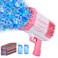 Bubble Machine Gun, 69 Holes Bubble Gun with Lights, Pink Outdoor Summer Beach Kids Bubbles Toys Birthday Wedding Party Fun Gifts for Girls Boys
