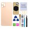 Perzework OEM Rear Back Glass Replacement for iPhone 11 Pro 5.8 inches with Reparing Toolkit and Pre-Installed Adhesive (Gold)