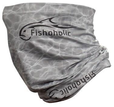 Fishoholic Fishing Face Mask Neck Gaiter Hunting Buff - 3 Colors - UPF50+ Sun Protection Fishaholic Fishing Gift