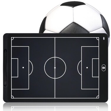 YCRRVAE Soccer Coach Board,LCD Tactic Coaching Board,Digital Football Coaching Board,Writing Tablet Blackboard LCD Tactical Board with Stylus Pen for Strategy Planning and Training