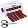 Emery Cloth Roll 6 Grits Emery Cloth 80 150 240 320 400 600 Grit Sandpaper with Dispenser and Scissors Sand Paper Rolls for Metal and Wooden Furniture Each Roll (6M)
