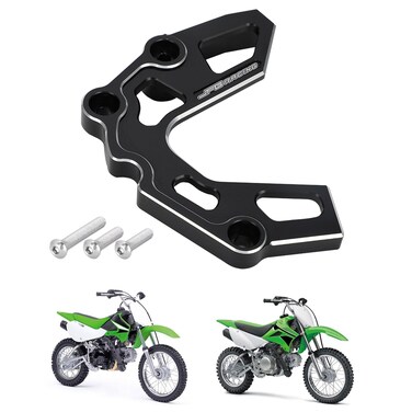 JFG RACING Dirt Bike Sprocket Guard Chain Cover Case Saver Guard Protection CNC for KLX 110 KLX110 KLX110L KLX110R 2002-2023 DRZ110 2003-2006 Black