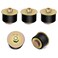 Siptenk 1-3/8" Freeze Rubber Expansion Plug 5 pcs, Automotive Rubber Expandable Freeze Plugs for Engine