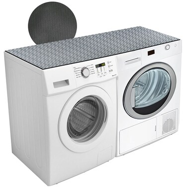 54'' x 27.5'' Washer and Dryer Covers for the Top, Non-slip Dryer Top Protect Mat, Dust-proof Washing Machine Cover, Diatomite Washer Dryer Top Covers for Laundry Kitchen Home