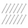 uxcell 25Pcs Fence Deck Nails, 1 3/16 Inch 304 Stainless Steel Spiral Deck Nail Spiral Shank Spikes for House Floor Repairing Wall Woodworking, Silver