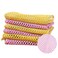Heavy Duty Mesh Dish Scrubbers, Odor Free, Non-Scratch Kitchen Sponge, Dishes, Pots, All-Purpose for Net Dish Washing Scrubbers - Made in Korea (Pack of 6)