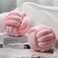 Namalu 2 Pieces Plush Knot Ball Pillows Decorative Round Throw Knotted Pillows Aesthetic Stuffed Pillows for Stress Relieving Bed Sofa Bedroom Decoration(7.87 Inches,Light Pink)