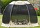 Screen House Camping Room Outdoor Gazebo Shelter Tent Instant Pop Up Sun Shade for Patio, Backyard, Deck &amp; Outdoor (Beige, 10 * 10FT)