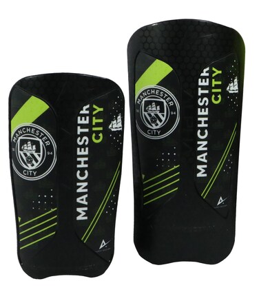 Alpha Soccer Shin Guards - Soccer Protective Gear, Lightweight Shin Guard Set with Single Straps (S/M, Legends Stickers)