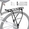 ZUKKA Bike Rear Rack Alloy Aluminum Adjustable Bike Cargo Rack with Adjustable Height for Bike of Back for 24"-28"/700C Bikes for Mountain Bike Road Bike