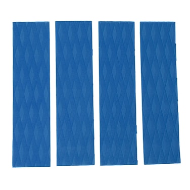 JOROBURO 4Pcs Surfboard Traction Pads, Surfing Front Traction Anti Slip Pad Front Tail Pad, Safety Premium Secure Attachment for Surfboards, Skimboards, Shortboards, Longboards and Kayak(Blue)