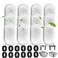 Cat Water Fountain Filters for 108/3.2L&amp; 67oz/2L Stainless Steel Pet Water Dispenser Fountain Filters,12 Cat Fountain Filter Replacement with 12 Sponges