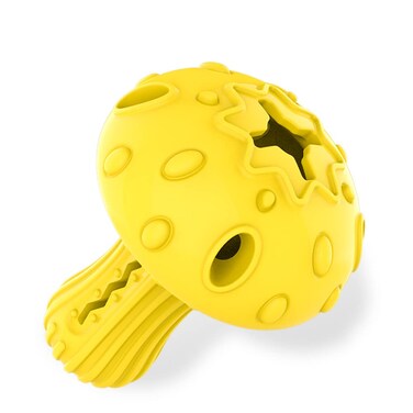 SCHITEC Dog Chew Toy for Large &amp; Medium Dogs, Rubber Treat Dispensing Toy for Aggressive Chewers, Interactive Slow Feeder Tough Puzzle Toys Teeth Cleaning