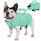 AOFITEE Dog Life Jacket, Dog Life Vest for Swimming with High Flotation, Small Dog Swimsuit Lifejacket with Rescue Handle and Zipper, Reflective Dog Swimming Vest for Small Medium and Large Dogs, S