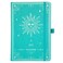 2025 Planner - 2025 Weekly Monthly Planner, January 2025 - December 2025, 5.75" x 8.25", Faux Leather Planner 2025 with Back Pocket &amp; 40 Notes Pages - Turquoise Gold Foil