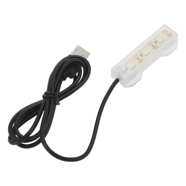 CAPASTEC Mini Aquarium Lamp, USB Aquarium Light, LED Desktop Fish Tank Light, Small Decoration Aquarium Light, Aquarium Accessories, Blue Light