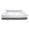 WINDRACING Orthopedic Dog Bed for Extra Large Dogs, Bolster Sides Dog Sofa Bed with Removable Washable Cover &amp; Non-Skid Bottom, Soft Pet Bed with Egg Foam Dog Couch for Sleeping, 40 x 28 Inch, Gray