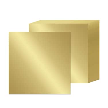 15 Sheets Gold Metallic Cardstock Paper 12" x 12", 92lb/250gsm Thick Paper Foil Cardstock Shiny Mirror Paper Glitter Paper for Crafts Scrapbook Card Making Invitations Party Decoration (Gold)