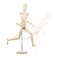 12 Inch Artists Wooden Manikin Flexible Jointed Mannequin Body Human Figure Articulated Model Wood Male Mannequin Doll for Home Office Desk Decoration Sketching Drawing Painting Supplies Gift