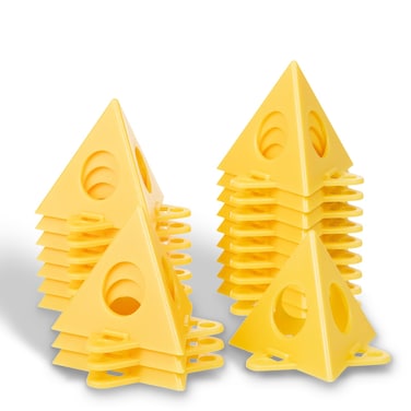 Falling in Art 20 Pack Painers Pyramid Stand, Painting Triangle Stand, Mini Cone Canvas Stand for Door and Cabinet Support