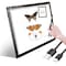 Light Box Drawing Pad A3, Tracing Board with Type-C Charge Cable and Brightness Adjustable for Artists, AnimationDrawing, Sketching, Animation, X-ray Viewing (A3-S)