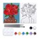 VOCHIC Canvas Painting Kit Pre Drawn Canvas for Painting for Adults Party Kits Paint and Sip Party Supplies 8x10 Canvas to Paint Flower Girl 8 Acrylic Colors,3 Brush,1 Pallet Paint Art Set