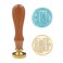 Classic Various Alphabet Sealing Wax Seal Stamp, Brass Head Wooden Handle Letter Stamps for Card/Envelope/Gift - (Stamp, Letter H)