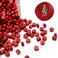 UNIQOOO 180 Pcs Metallic Burgundy Wine Red Box Sealing Wax Beads Nuggets for Wax Seal Stamp, Great for Embellishment of Cards Envelope, Wedding Invitation, Wine Package, Gift Idea