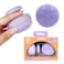 TADA Natural Beauty Silicone Face Scrubber &ndash; Soft Exfoliating Facial Brush, Gentle Face Scrubber Exfoliator with Comfortable Grip Handle (2PK Purple)