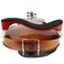 LMS Violin Shoulder Rest for 1/2 Size, Adjustable Shoulder Rest for Violin, with Height Adjustable Feet Comfortable Foam Pad for Kids Adults (1/2)