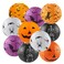 10PCS Halloween Paper Lanterns, Hanging Jack-O'-Lantern Spider Skeleton Pumpkin for Halloween Party Decor, Indoor &amp; Outdoor Spooky Home Decor - 10 Inches