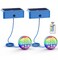 Solar Pool Lights, Solar Powered Submersible LED Lights with Remote IP68 Waterproof Swimming Pool Lights 16 Colors Underwater Pool Lights for Above Ground Inground Pool, Pond, 2 Pack