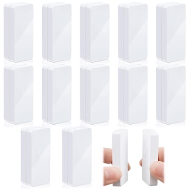 Copkim 24 Pieces Outdoor Curtain Weights Waterproof Magnetic Curtain Weights Outdoor Drapery Weights Curtain Weights for Outdoor Curtain Drapery Tablecloth (White)