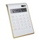 Solar Gold Calculator Standard Function Desktop Calculator LCD 10-Digit Desktop Calculator for Office, Home