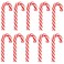 Clay Candy Canes Red White Candy Canes Christmas Candy Cane Faux Candy Cane Christmas Stick Mini Polymer Soft Clay DIY Decoration for Nail Art Kit DIY Cake Food（5CM-Red +White-30PCS）