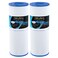 POOLPURE PLFPRB25-IN Hot Tub Filter Replace Unicel C-4326, Guardian 413-106, Filbur FC-2375, FC-2370, 3005845, 17-2327, 100586, 33521, 25392, 817-2500, 5X13 Drop in Spa Filter 2 Pack