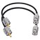 TUOLNK UHF PL259 Cable RG58 PL259 SO239 Male to Female Extension Cable Low Loss CB Coax Cable Black for Two Way Radio CB Radio Wireless LAN Devices&hellip; (1.64ft)