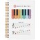 Ecezatik Piano Notebook, Music Notebook Journal for Music Students Lovers Songwriters Composers Musicians Teachers, Music Writing Notebook, Piano Music Theory Spiral Notebook 5.5x8.3 Inches