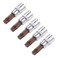 uxcell 5pcs 1/4" Drive x T40 Torx Bit Socket, S2 Steel Bits CR-V Sockets 38mm Length Use with Ratchet Wrench, Slide Bar, Extension Rod