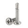 #6 x 1/2" Pan Head Self Drilling Screws, Self Tapping Sheet Metal Screws, 410 Stainless Steel, 100 PCS