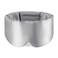 Zenssia 100% Mulberry Silk Sleep Mask Eye Mask for Man and Woman with Adjustable Headband, Full Size Large Sleep Mask &amp; Blindfold for Total Blackout for All Night Sleep, Travel &amp; Nap-Silvergrey
