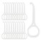 Maoerdental 20PCS Aligner Removal Tool,White Clear Aligner RemoverTools for Invisalign Removable Retainers, Aligners,Braces Removal Kit