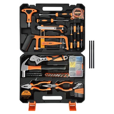 SOLUDE Tool Set,182-Piece Home Repair Tool Kit for Men Women College Students,Household Basic Hand Tool Sets with Case for Home Maintenance and DIY Projects