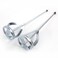 TILER Set of 2 Paint and Mud Mixer for Drill in 5 Gallon Bucket -Paint Stirrer Drill Attachment Fits all standard drills- Zinc plated steel - Hex head for non slip -Easy Cleaning Drill Paddle 8201