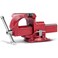 Forward 1305 5 Inch Home Vise Ductile Iron 5" Bench Vise Homeowner's Vice with Anvil and Swivel Base