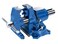 EASYBERG 5" Bench Vise with 5 inch Jaw Width 5 inch Jaw Opening 4 inch Throat Depth Ductile Iron, Multi-Purpose 360 Degree Head and Swivel Base Bench Vice with Anvil and Scale