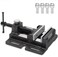 Drill Press Vise,4 in.Drill Press Vise,Drill Press Vise Quick Release,Forged Steel Bench Pipe Home Vise for Woodworking,Home Workshop and DIY Jobs ﻿