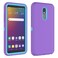 LG Stylo 5 Case, LG Stylo 5X Case, LG Stylo 5V/Stylo 5+ Plus Case, Thybx [Drop Protection] Full Body Shock Dust Absorbing Grip Plastic Bumper TPU 3-Layers Durable Solid Phone Sturdy Hard Cover -Purple