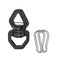 Digtichnny Swivel Hook for Swing, Safety Swing Swivel with 2 Carabiners, Rotational Device Swing Spinner for Web Tree Tire Rope Swing, Aerial Dance, Children&rsquo;s Swing, Hanging Hammock